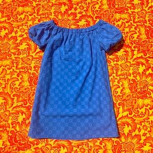 Zara Beautiful Blue Dress off shoulder size XS perfect for summer